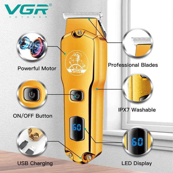 VGR V-927: The Ultimate Waterproof Hair Trimmer for Men
