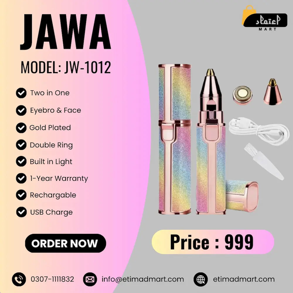 Jawa JW 1012 2 in 1 Flawless Hair Remover for Women