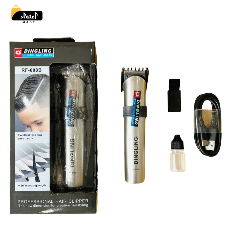 Dingling 608B USB Type C Hair Trimmer & Beard Clipper for Men