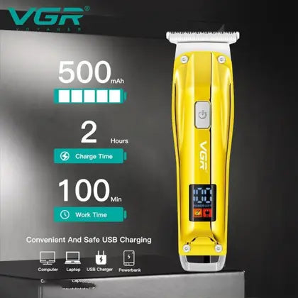 VGR-956 Hair Trimmer for Men: Powerfull Grooming Solution