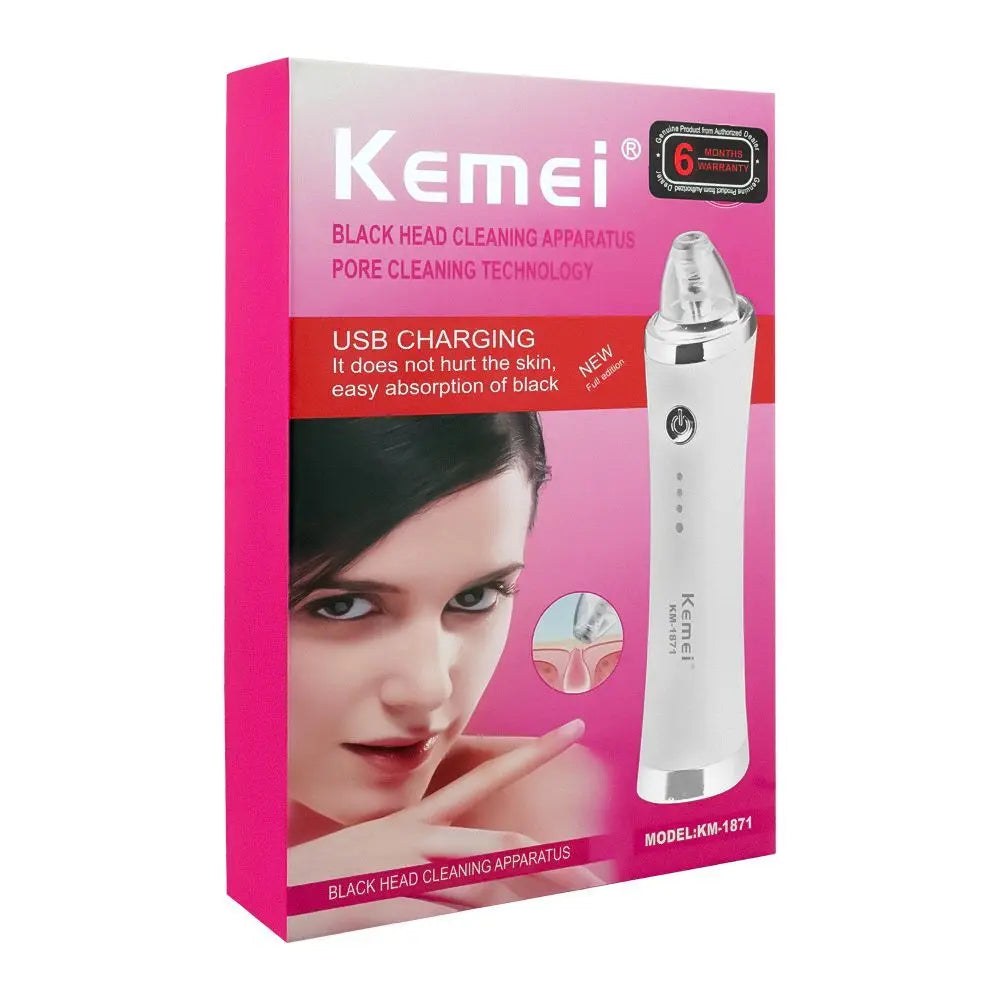 Kemei KM-1871 7-in-1 Facial Blackhead Vacuum & Pore Cleaner