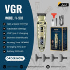 VGR V-901 Professional Cordless Hair Trimmer for Men