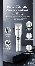 Kemei KM-6050 Cordless Hair Clipper – Beard & Hair Trimmer