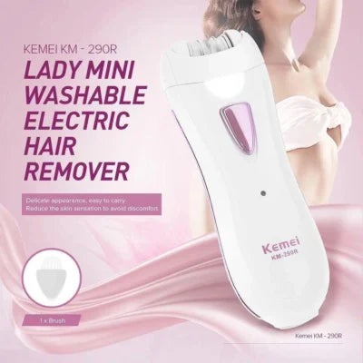 Kemei KM-290R Rechargeable Epilator for Women – Cordless Hair Removal