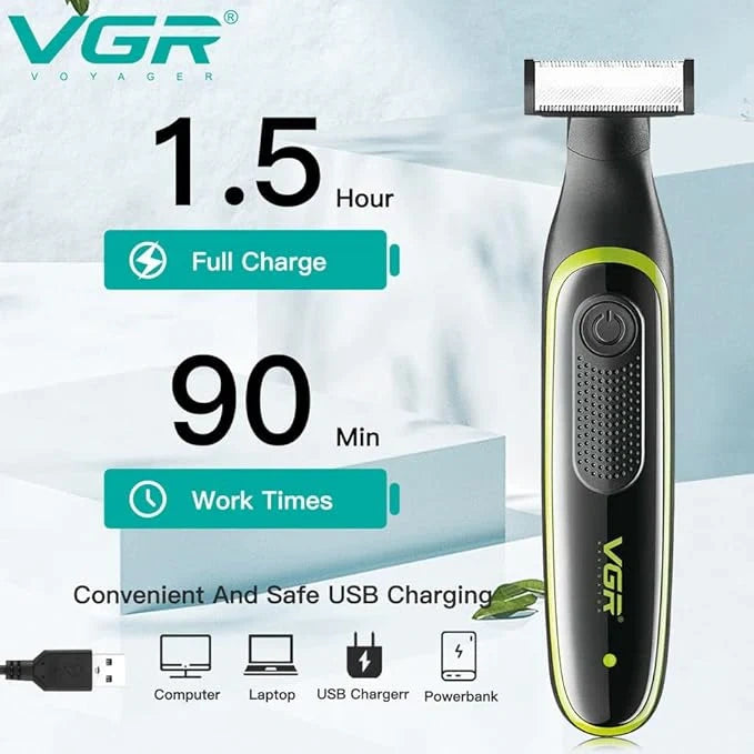 VGR V-017 Dual Blade Face Hybrid Trimmer and Shaver
