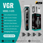 VGR V 075 Professional Beard & Hair Trimmer for Men