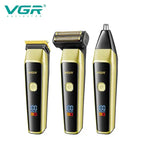 VGR V-366 3 in 1 cordless Beard shaver for Men