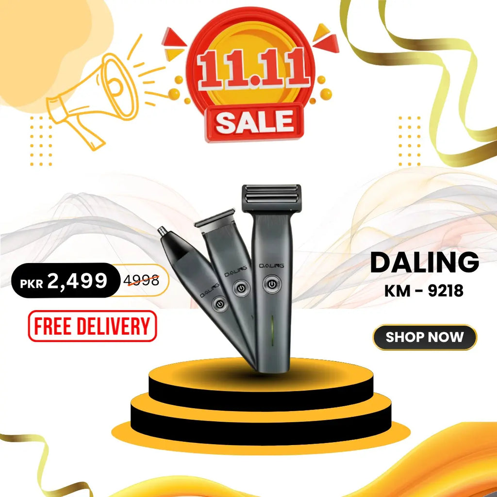 Daling DL-9218 3-in-1 Multifunction Grooming Kit