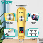 VGR V-290 Professional Cordless Hair Clipper – Electric Trimmer