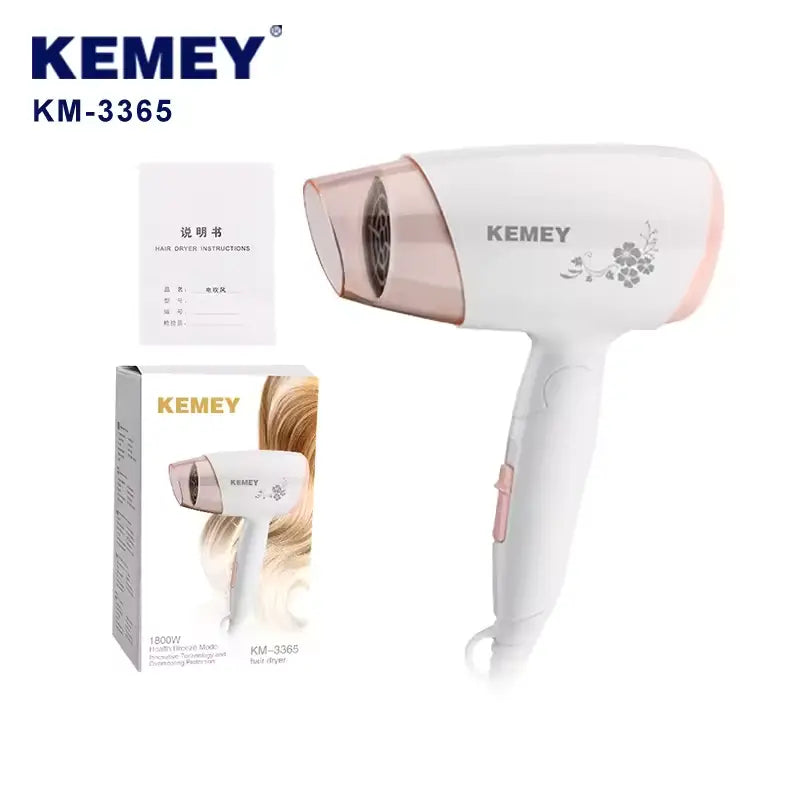 Kemei KM-3365 Hair Dryer with Three Heat Settings