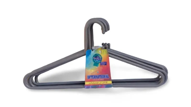Pack of 12 HeavyDuty Plastic Hangers – Premium Quality