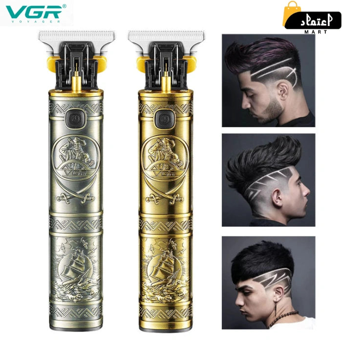 VGR V-096 Professional Hair Trimmer: T9 Turbo Power
