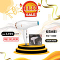 Kemei KM-8220 Hair Dryer with Multiple Heat Settings