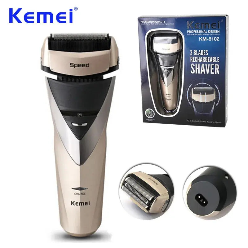 Kemei KM-8102 Triple Blade Electric Shaver