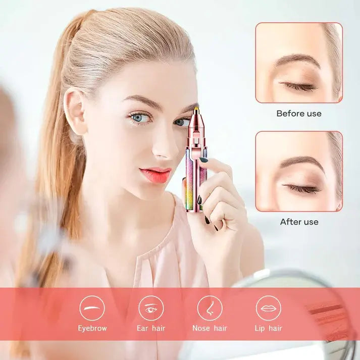 Flawless HX-203B  2 in 1 Eyebrow Trimmer/Shaver For Ladies