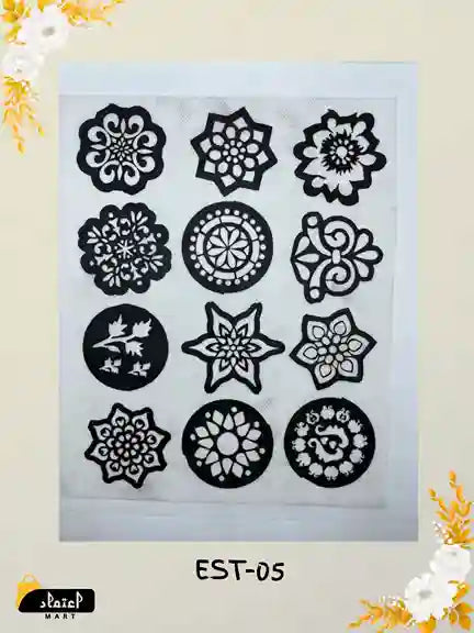 Henna Stencil for Hands – Tikki Designs for Women & Girls
