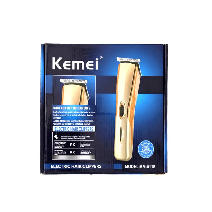 Kemei KM-5118 Hair Clipper | Heavy-Duty Cordless Trimmer