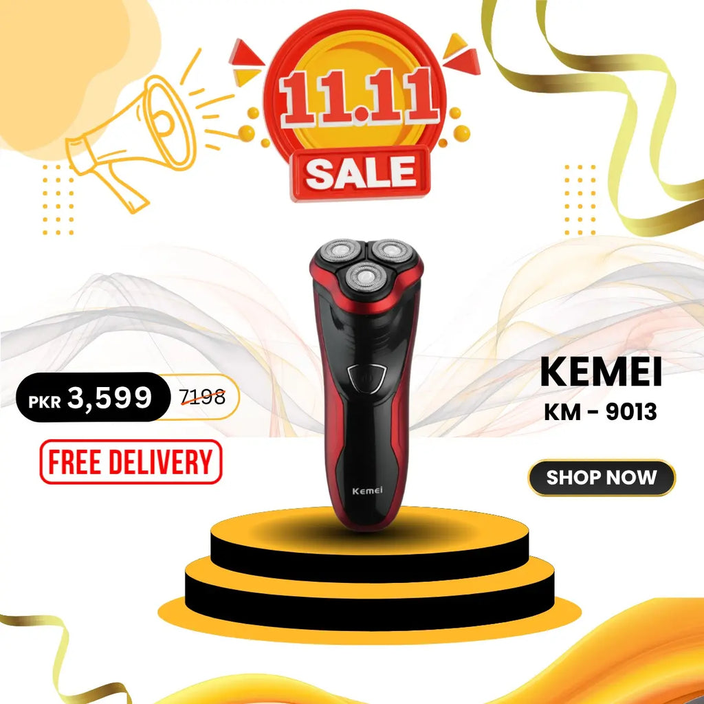 Orignal Kemei KM-9013 Waterproof Electric Shaver