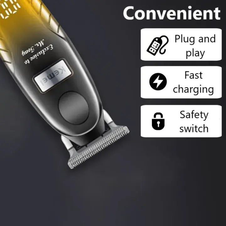 Kemei KM-1742 Hair Trimmer – Men’s Grooming & Beard Clipper