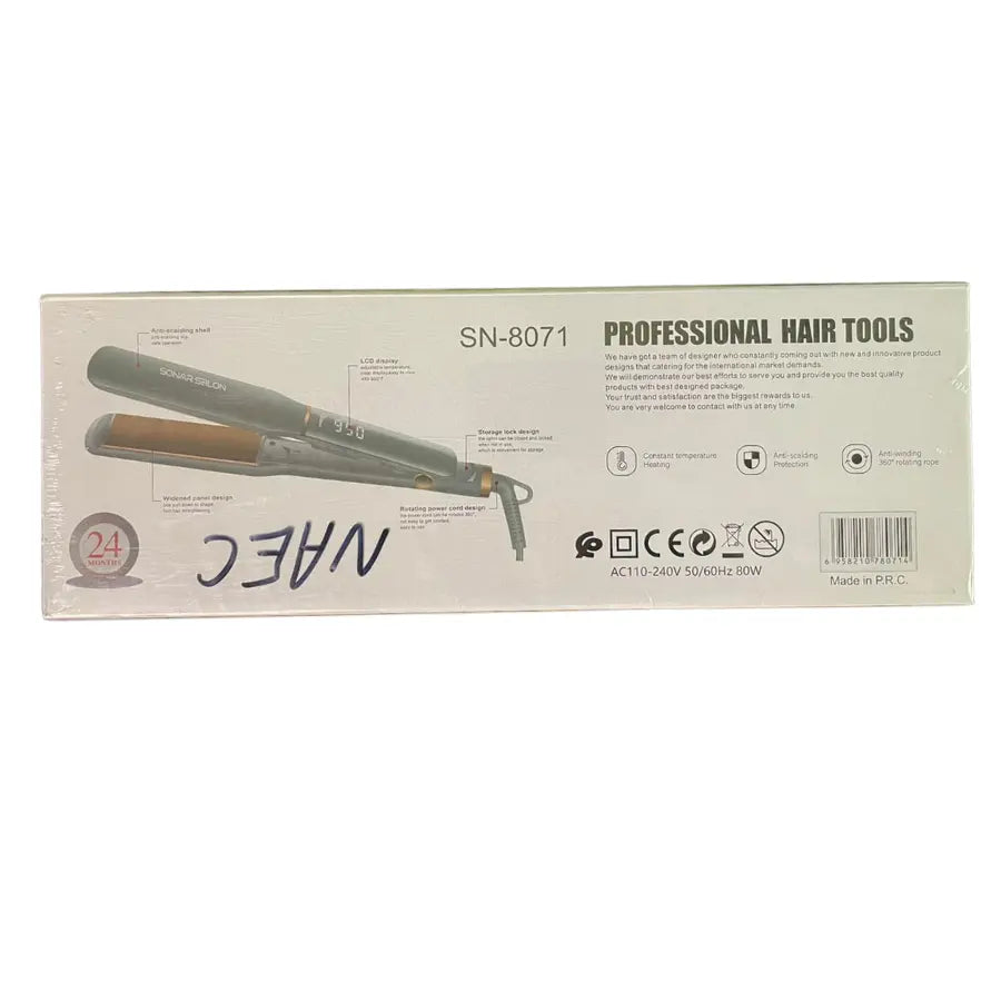 Sonar Salon Straightener 8071 – Ceramic Plates