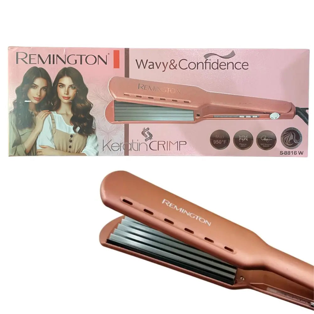 Reimington RM-8816 Keratin Therapy Hair Straightener & Crimper