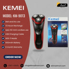 Orignal Kemei KM-9013 Waterproof Electric Shaver