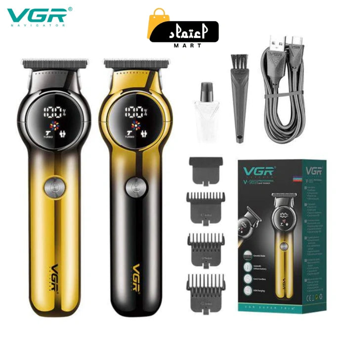 VGR V-989 Cordless Hair Trimmer – USB Charging