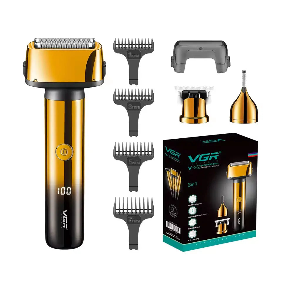 VGR V-367 3 in 1 Men’s Multi-Functional Trimmer