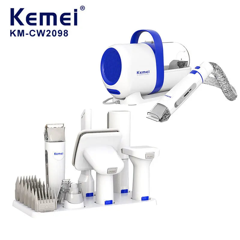 Kemei KM-2098 Pet Grooming Kit with Vacuum