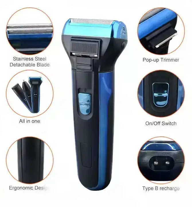 Original Kemei KM-6331 3 in 1 Grooming Kit