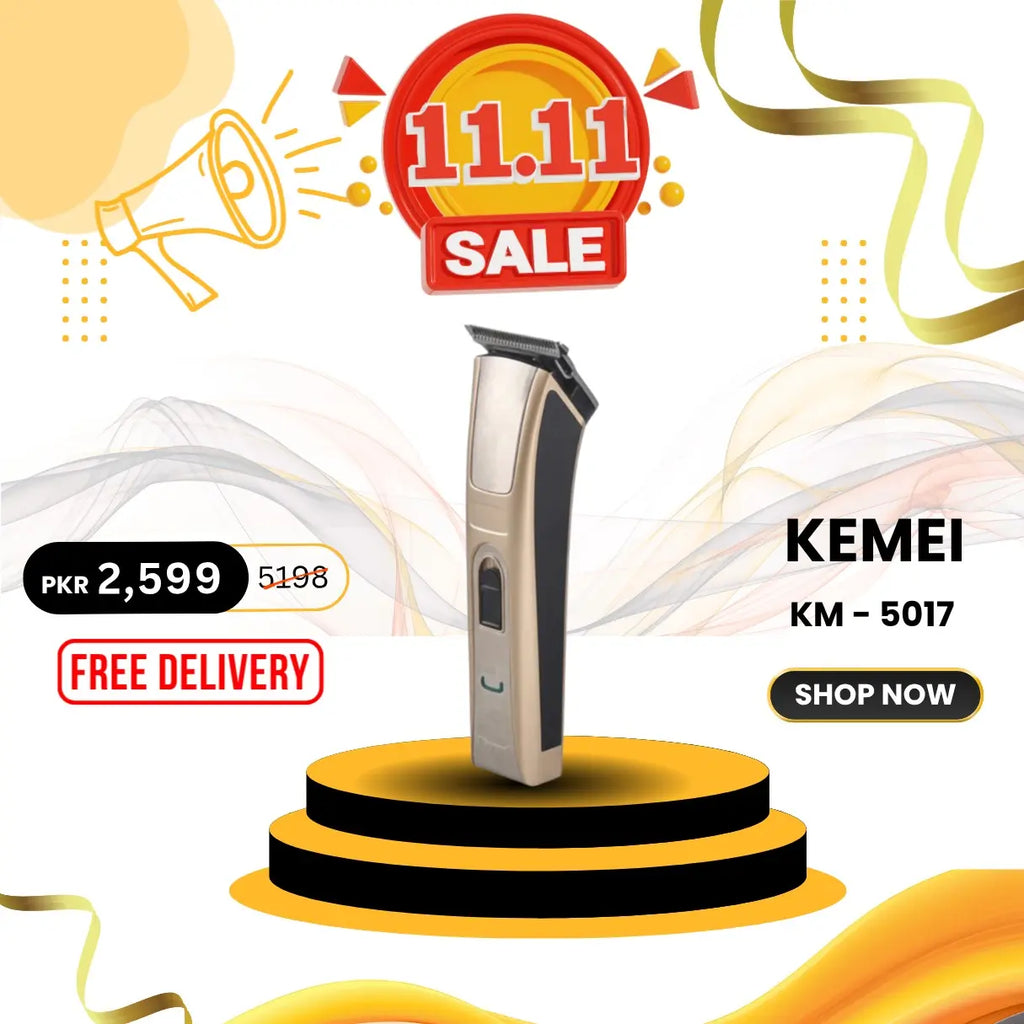 Kemei 5017 Hair Clipper & Beard Trimmer for Men