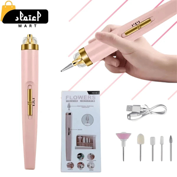 5 in 1 Electric Nail Polish Drill Machine – Professional Nail Care Kit