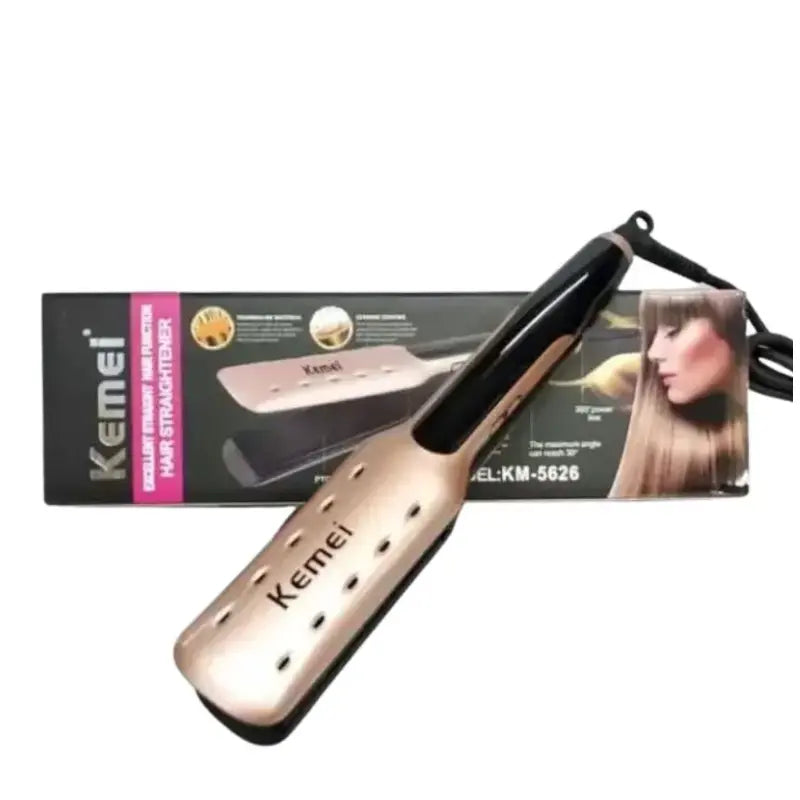 Kemei KM-5626 Hair Straightener – for Salon & Home Use