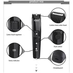 Kemei KM-302 Cordless  Professional Hair Trimmer & Clipper