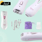 Kemei KM-290R Rechargeable Epilator for Women – Cordless Hair Removal