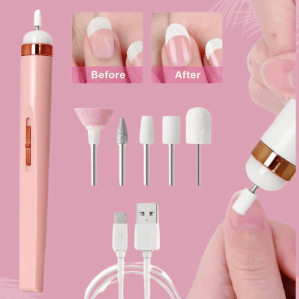 5 in 1 Electric Nail Polish Drill Machine – Professional Nail Care Kit