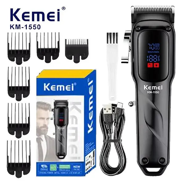 Kemei KM-1550 Electric Hair Trimmer & Clipper for Men
