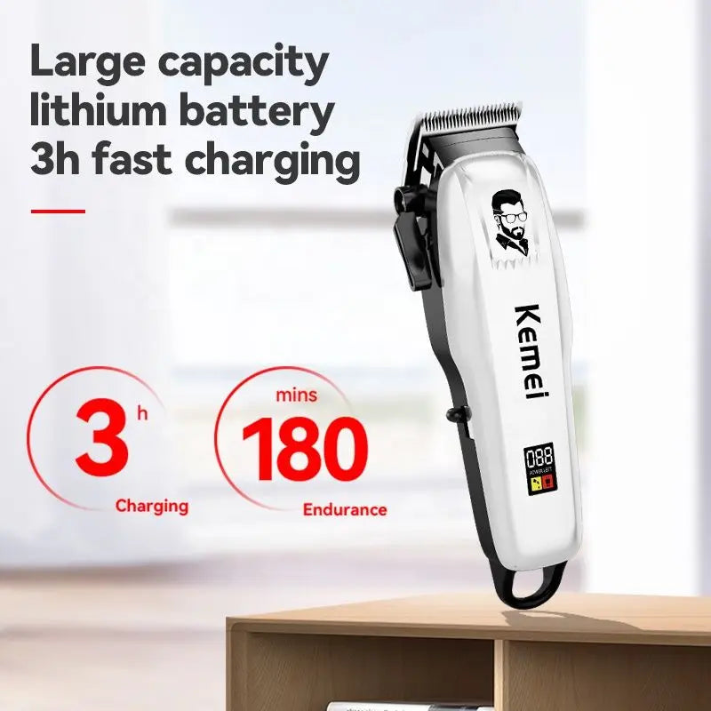 Kemei KM-PG809A Professional Hair Clipper & Trimmer for Men