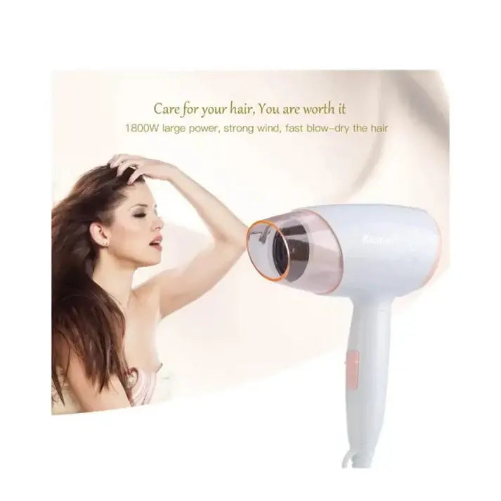 Kemei KM-3365 Hair Dryer with Three Heat Settings
