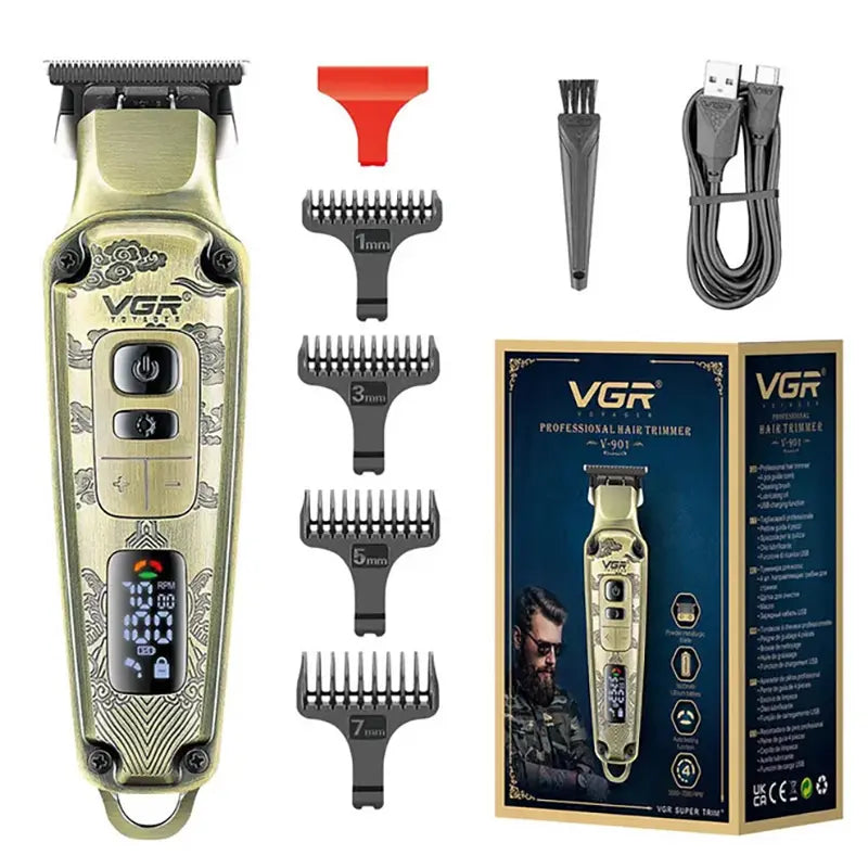 VGR V-901 Professional Cordless Hair Trimmer for Men