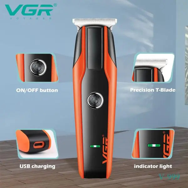VGR V‑999 Professional Hair & Beard Trimmer for Men