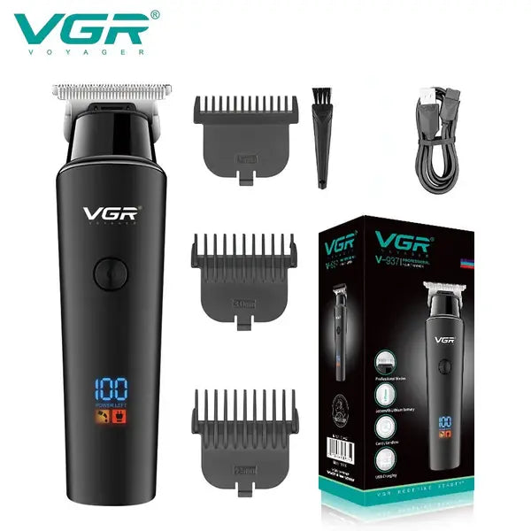 VGR V-937 Rechargeable Hair Trimmer – Professional Cordless Grooming Kit