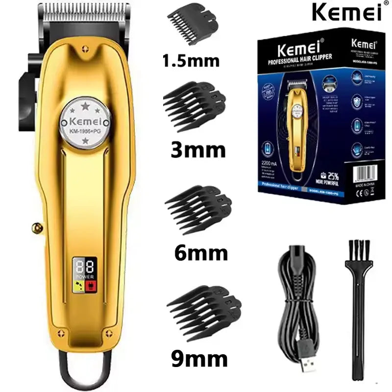 Kemei KM-1986+PG Hair Clipper & Beard Trimmer