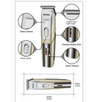 Kemei KM-2158 Professional Dual-Function Hair Clipper