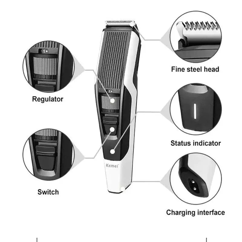Kemei KM-634 Professional USB Hair Trimmer