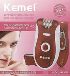 Kemei KM-3068 3-in-1 Ladies Epilator-Shaver Kit