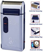Yandou Electric Shaver : Rechargeable Silver Razor for Men