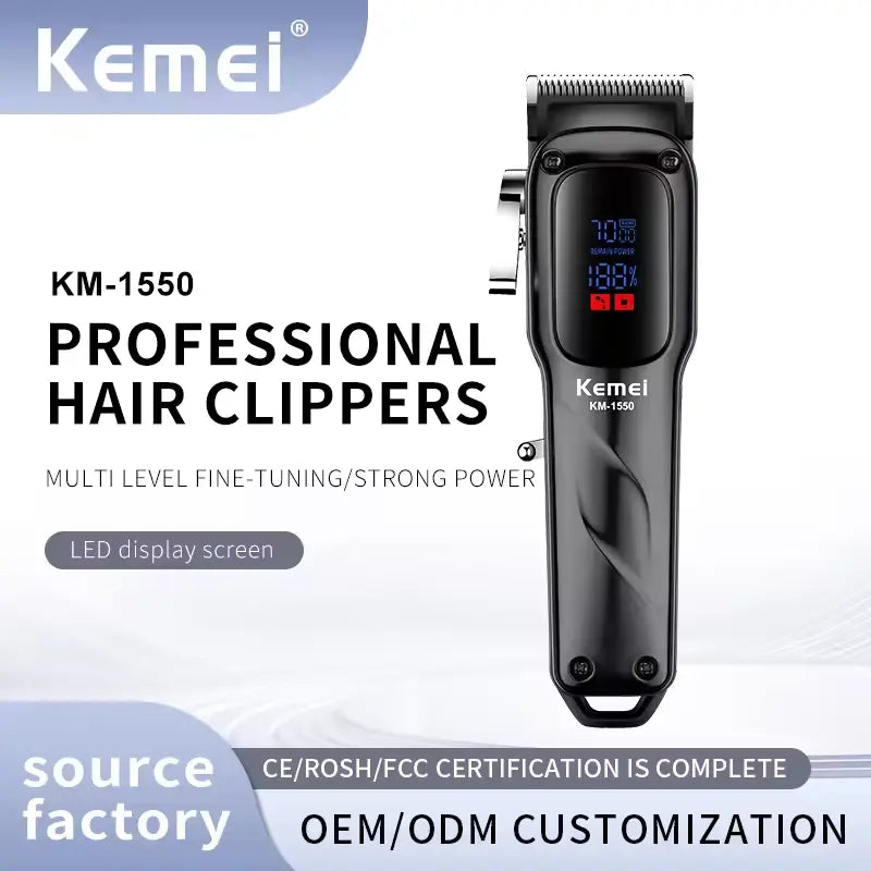 Kemei KM-1550 Electric Hair Trimmer & Clipper for Men