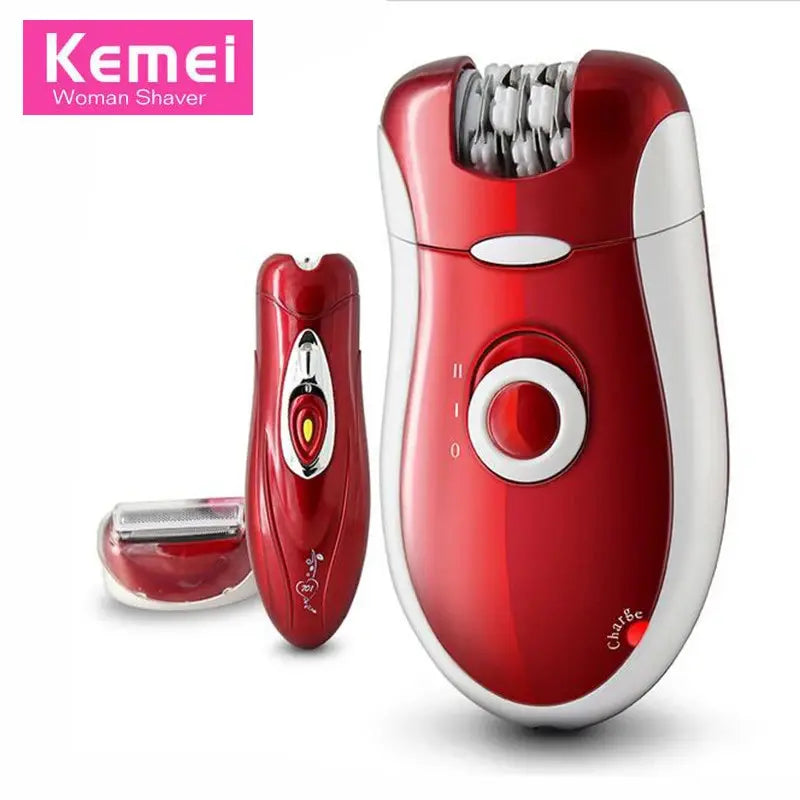 Kemei KM-3068 3-in-1 Ladies Epilator-Shaver Kit