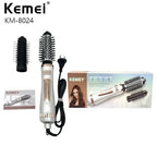 Kemei KM-8024 Hot Air Brush | Straightener, Curler & Volumizer
